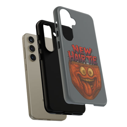 Phone Case — 'New Hairte' Funny Grinning Tongue-Out Monster Design