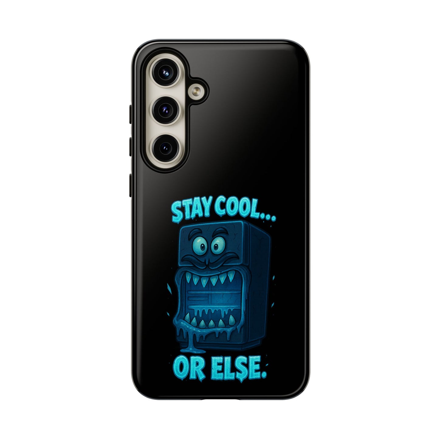 Stay Cool... Or Else. Phone Case — Neon Monster Protective iPhone Cover