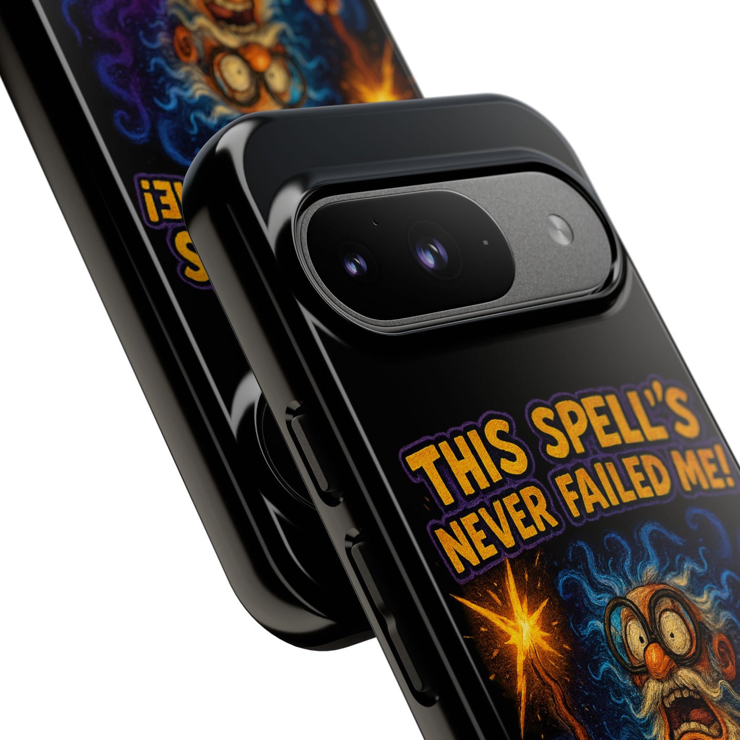 Wizard Phone Case — "This Spell's Never Failed Me!" Funny Magic Protective iPhone Cover