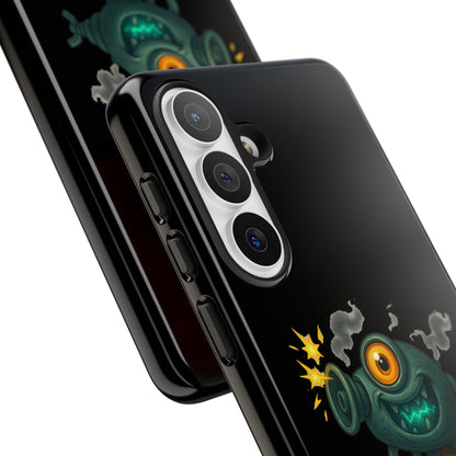 Phone Case — Cute Zombie Blaster Design with "I See You... And Now You're Toast"