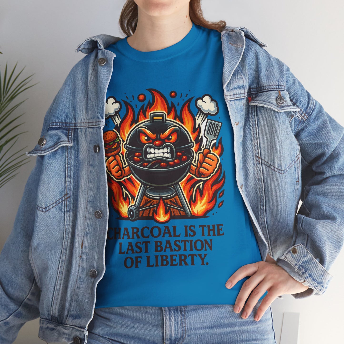 Charcoal Liberty – Angry Grill BBQ Patriot Tee