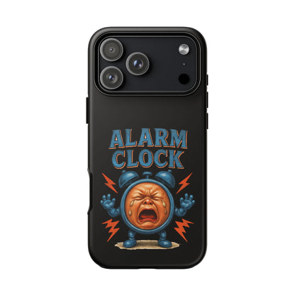 Phone Case — "Alarm Clock" Retro Screaming Clock Protective Cover