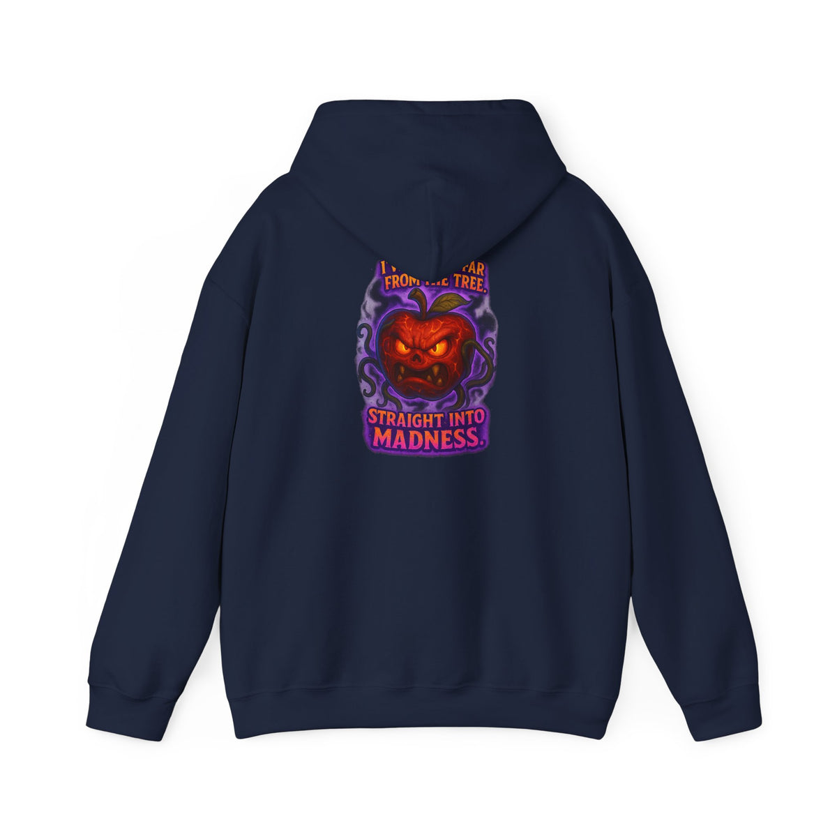 Pumpkin Demon Hoodie — "Straight Into Madness" Halloween Sweatshirt