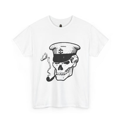 Dead Admiral Skull – Smoking Sailor Skeleton Tee