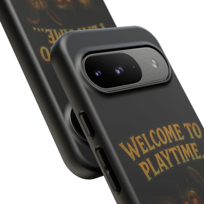 Phone Case — "Welcome to Playtime... Permanently." Horror Game Character Protective Case