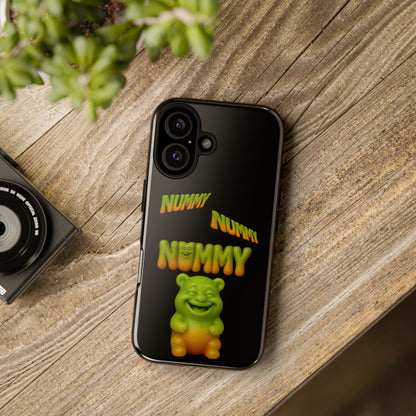 Nummy Gummy Phone Case — Cute Retro Green Gummy Bear Protective Case