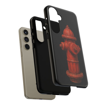 Red Fire Hydrant Phone Case — Tough Protective iPhone Cover
