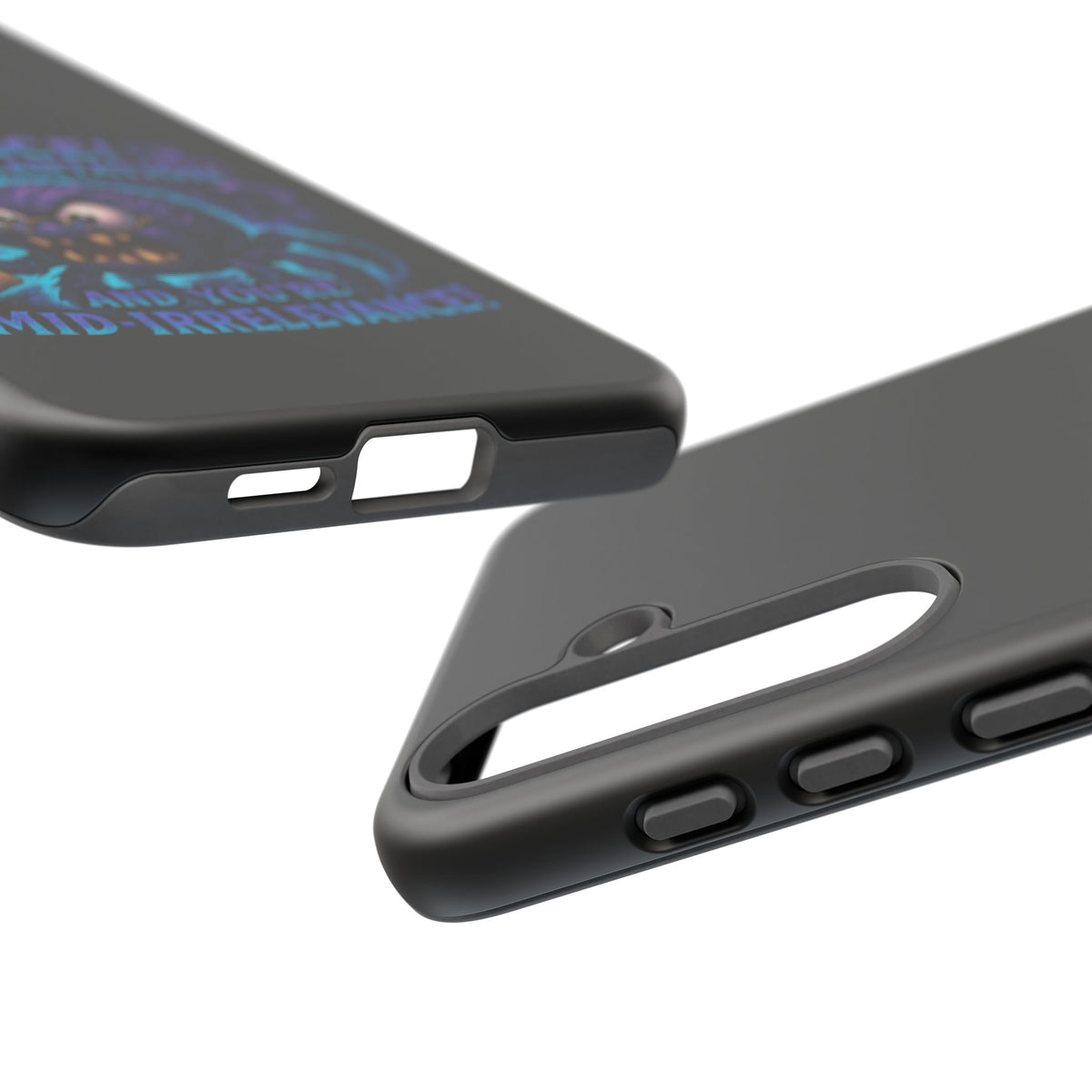 Phone Case — "Silence! I'm Mid-Incantation" Cute Angry Spider Magic Design