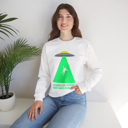 Beamed Up Rent-Dodger Crewneck Sweatshirt