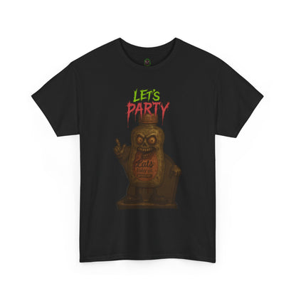 Let’s Party – Zombie Baby Oil Bottle Horror T-Shirt