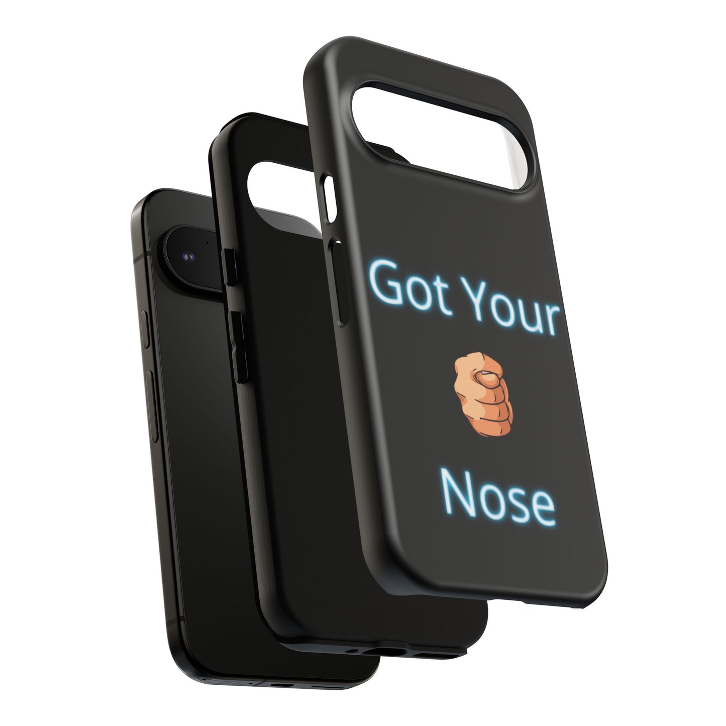 Got Your Nose Phone Case — Funny Neon Fist Design