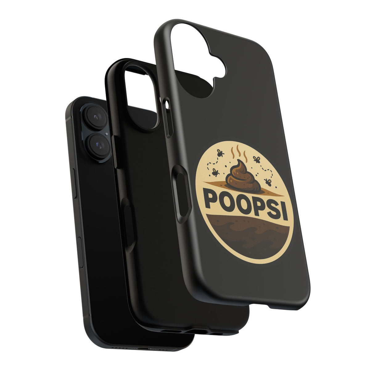 Phone Case — 'POOPSI' Funny Poop Logo Protective Cover