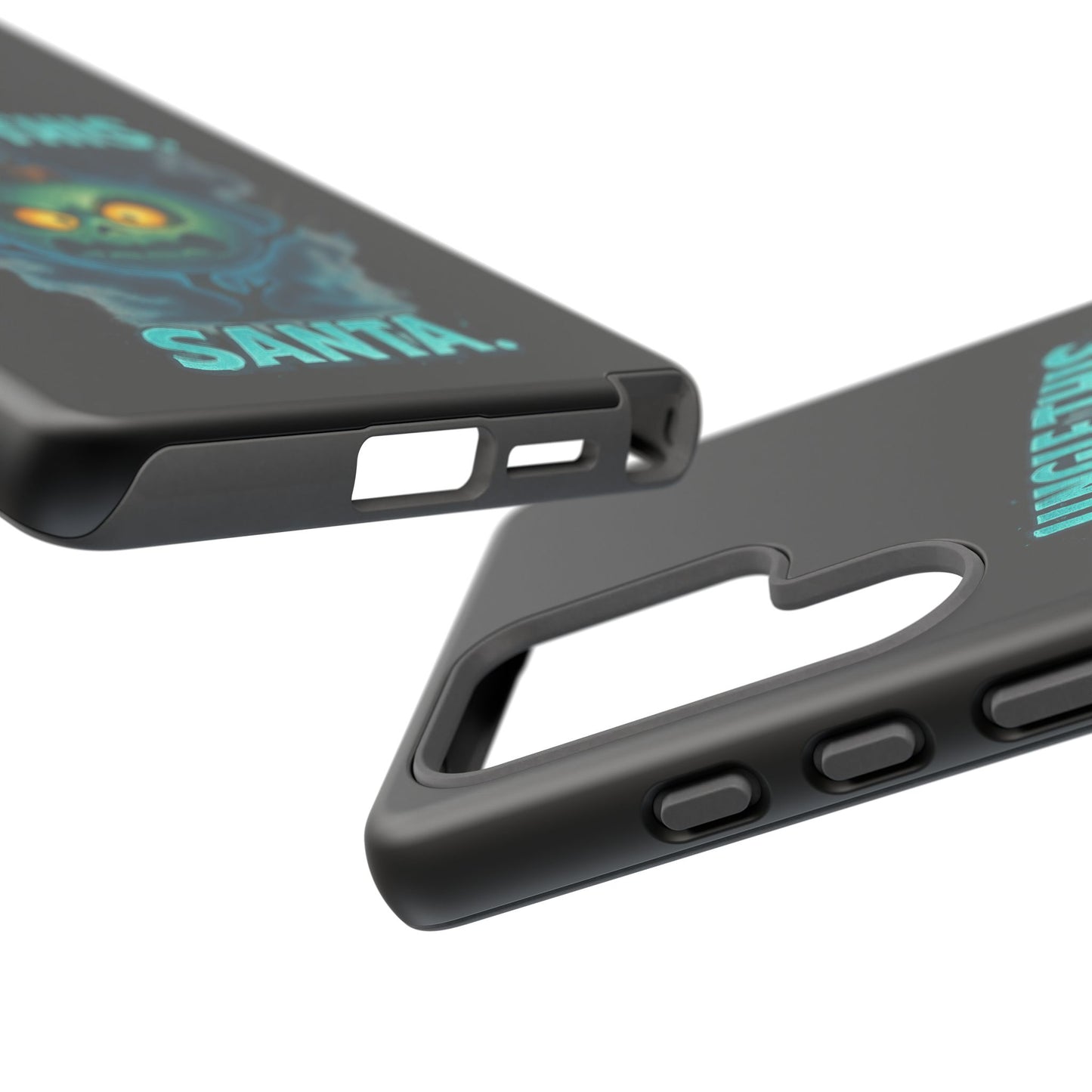 Phone Case - 'Jingle This, Santa' Spooky Holiday Protective Case