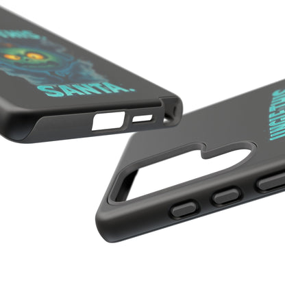 Phone Case - 'Jingle This, Santa' Spooky Holiday Protective Case
