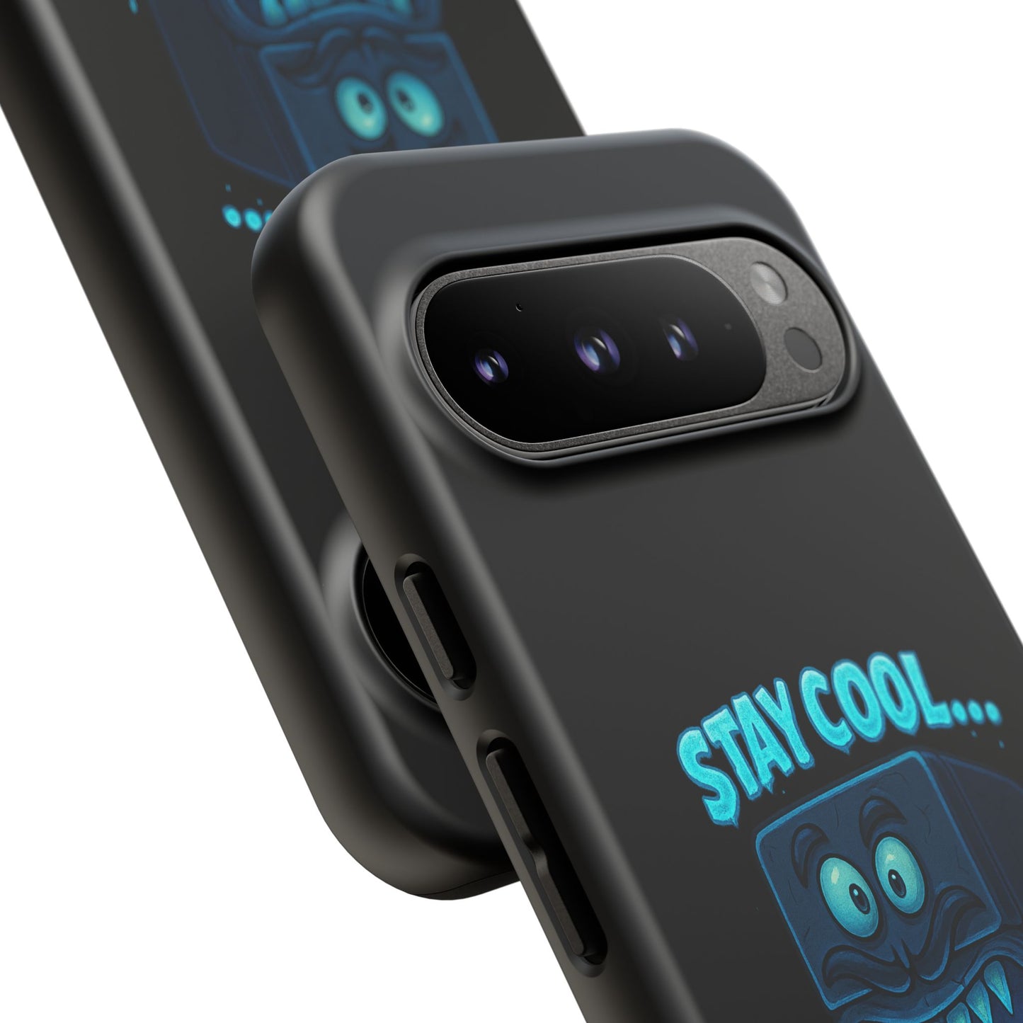 Stay Cool... Or Else. Phone Case — Neon Monster Protective iPhone Cover