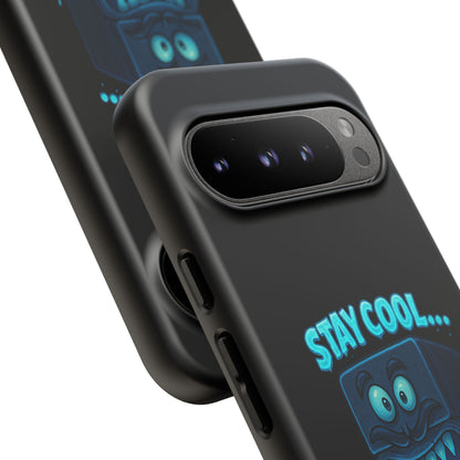Stay Cool... Or Else. Phone Case — Neon Monster Protective iPhone Cover