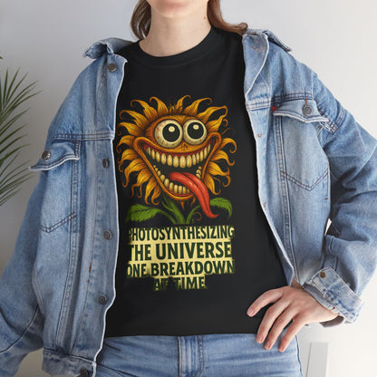 Photosynthesizining – Chaotic Sunflower Breakdown T-Shirt