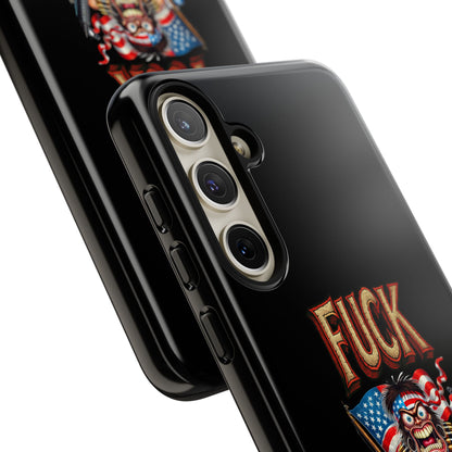Phone Case — "FUCK YEA" Patriotic Skeleton Soldier Graphic