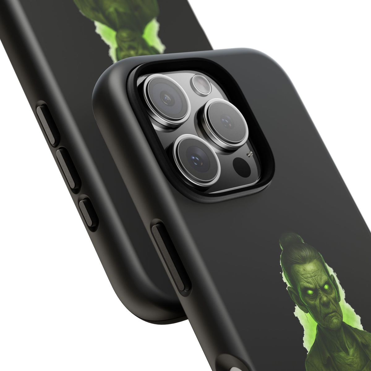 Spooky Green Ghost Phone Case — "I Baked Cookies, They Scream Now" Horror iPhone Cover