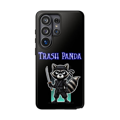 Trash Panda Ninja Phone Case — Cute Raccoon Warrior Protective Case