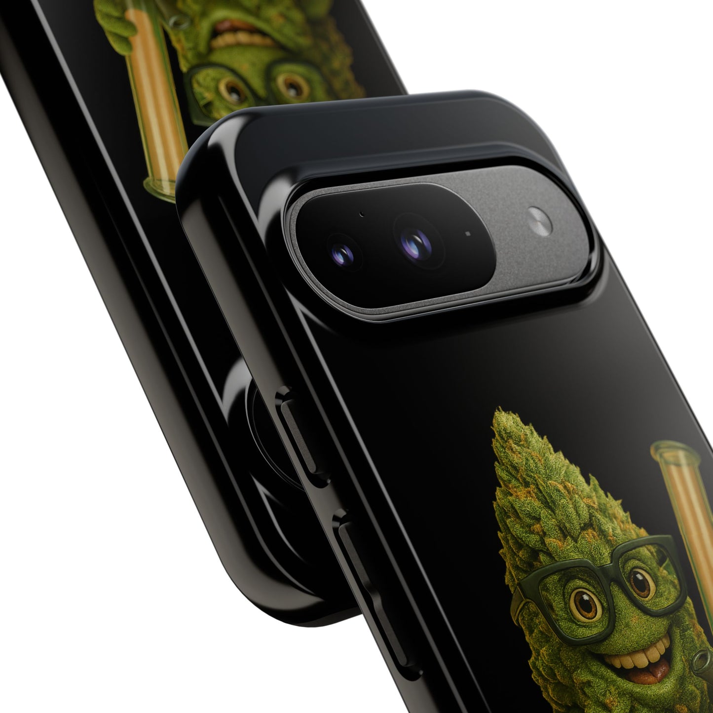 Phone Case — "Educated. Medicated. Elevated." Cute Bud Scientist Design