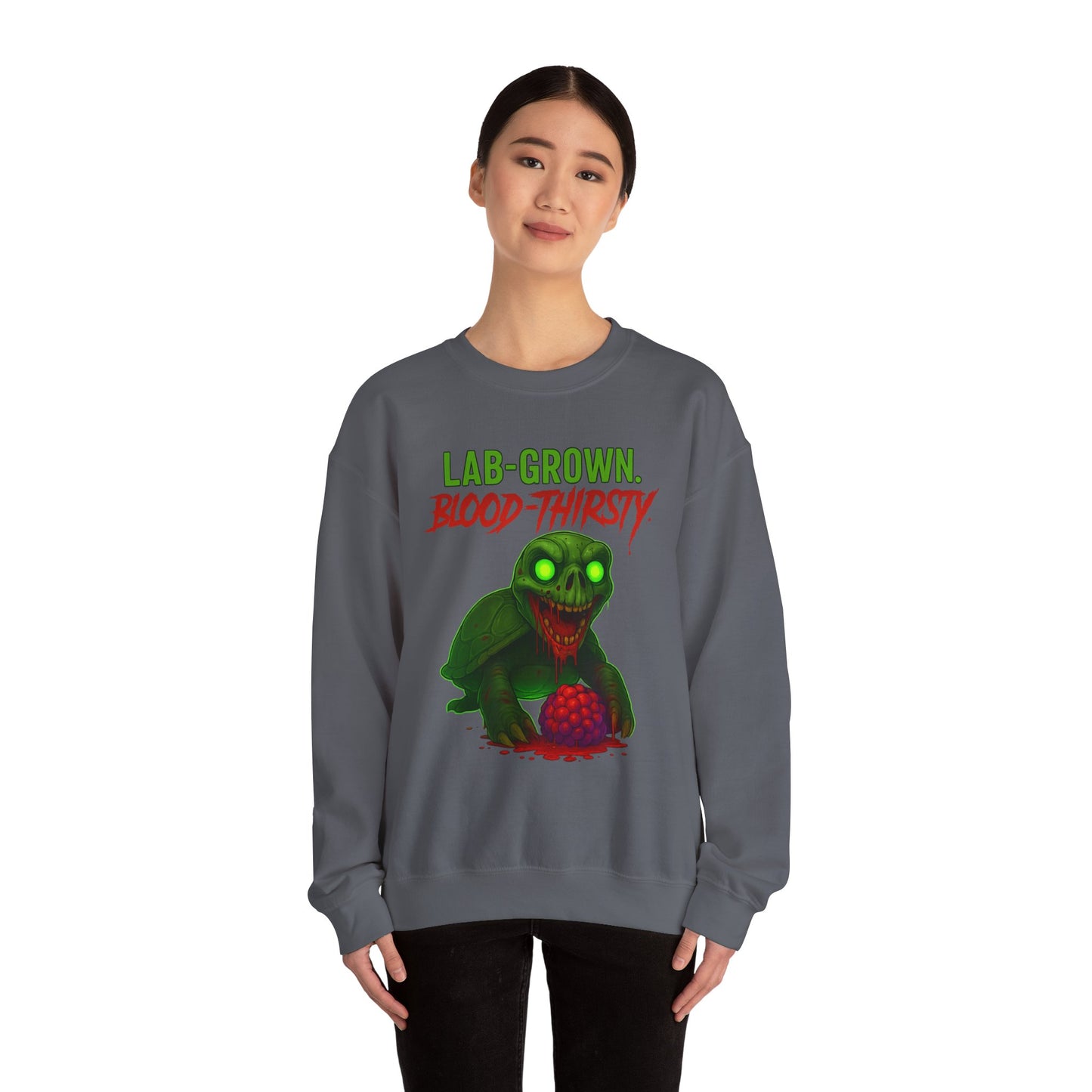 Lab-Grown. Blood-Thirsty. – Mutant Turtle Sweatshirt