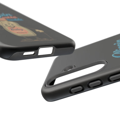 Phone Case — Retro 'Slippin Outta Trouble' Baby Bottle Design