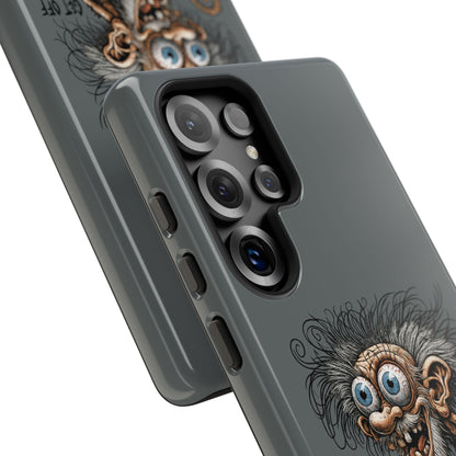 Phone Case — Funny Grumpy Troll Design: “Get Off My Lawn” Protective Cover