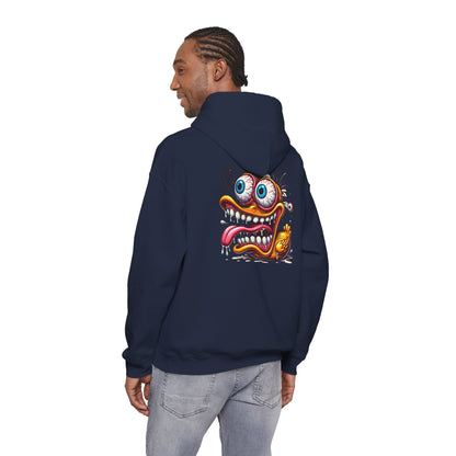 Crazy Cartoon Monster Hoodie - "Every Bite" Retro Hot Rod Art Pullover