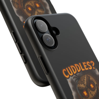 Phone Case — 'Cuddles? Curses.' Voodoo Doll Gothic Protective Case