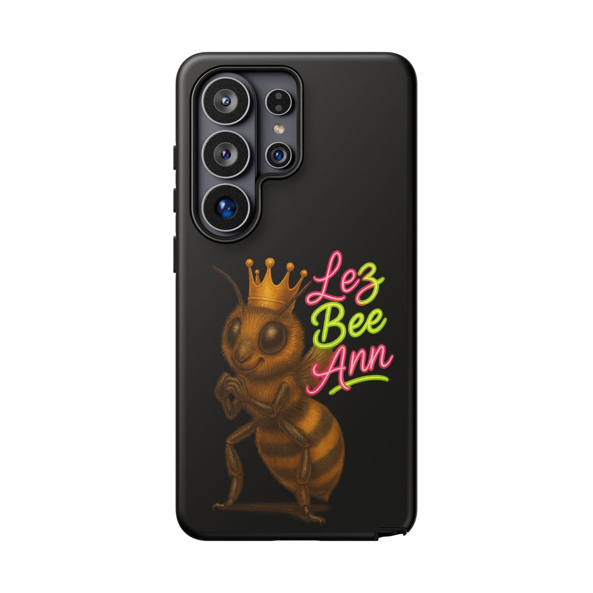 Phone Case — 'Lez Bee Ann' Queen Bee Tough Protective Cover