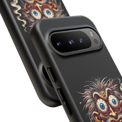 Phone Case — Wild Cartoon Monster Smoking Design