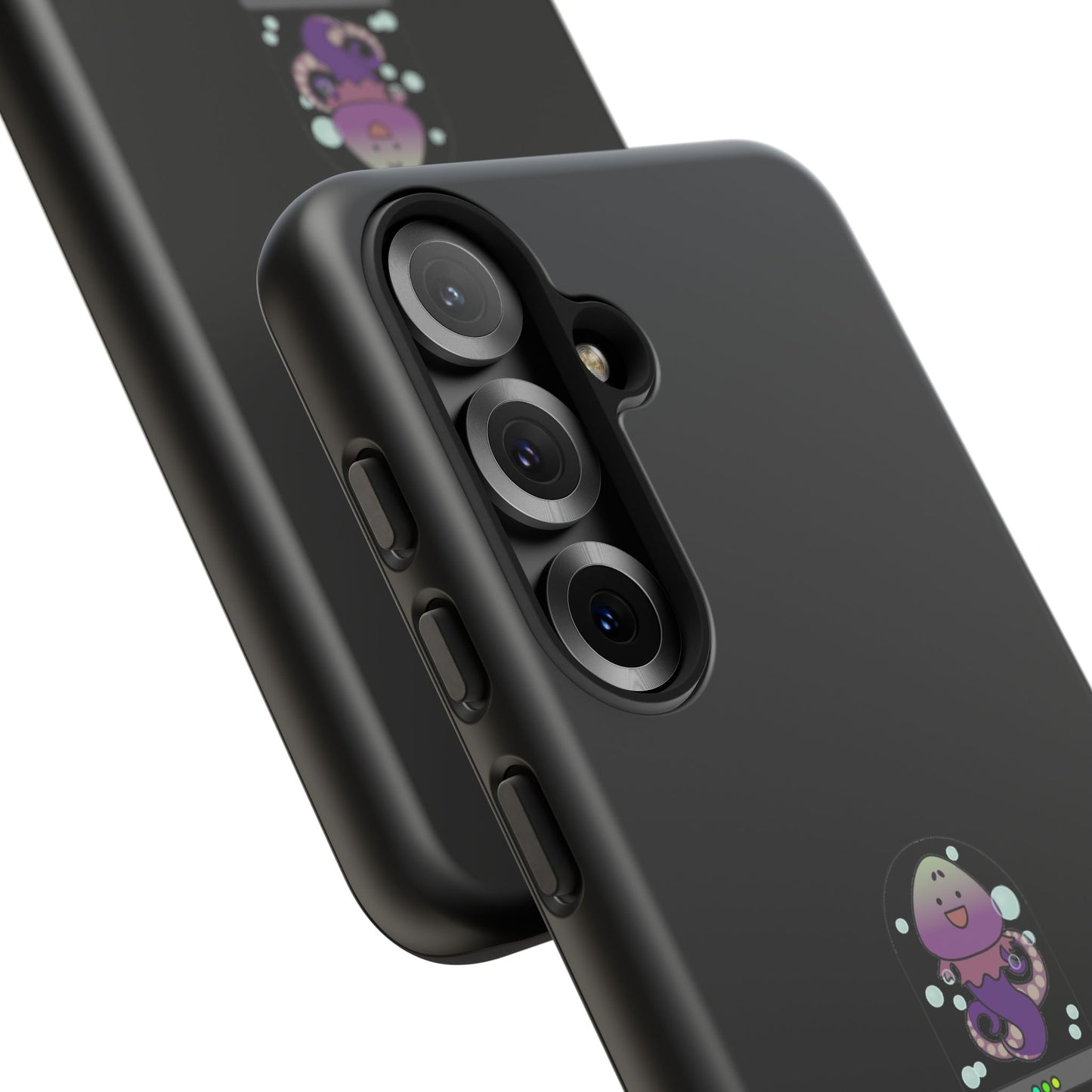 Phone Case — 'Got Protection?' Cute Purple Alien Anti-Shock Protective Cover