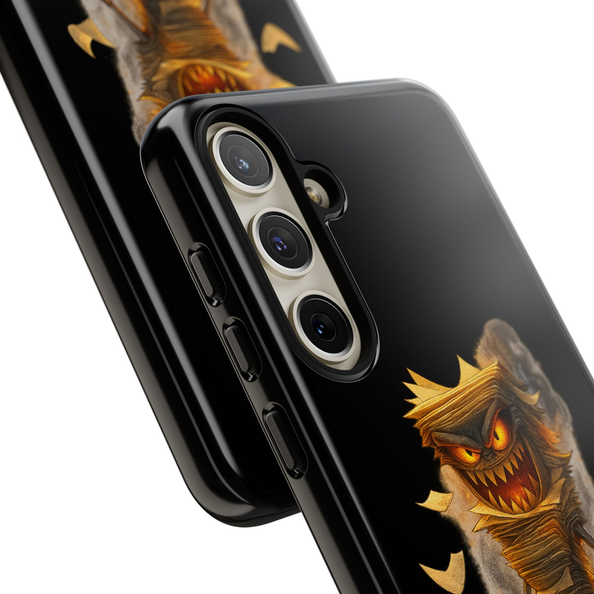 Phone Case — Halloween Mummy Creature “Stapled Your Soul to Page 666” Horror Design