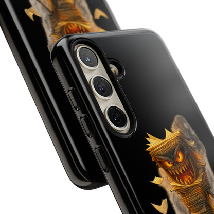 Phone Case — Halloween Mummy Creature “Stapled Your Soul to Page 666” Horror Design