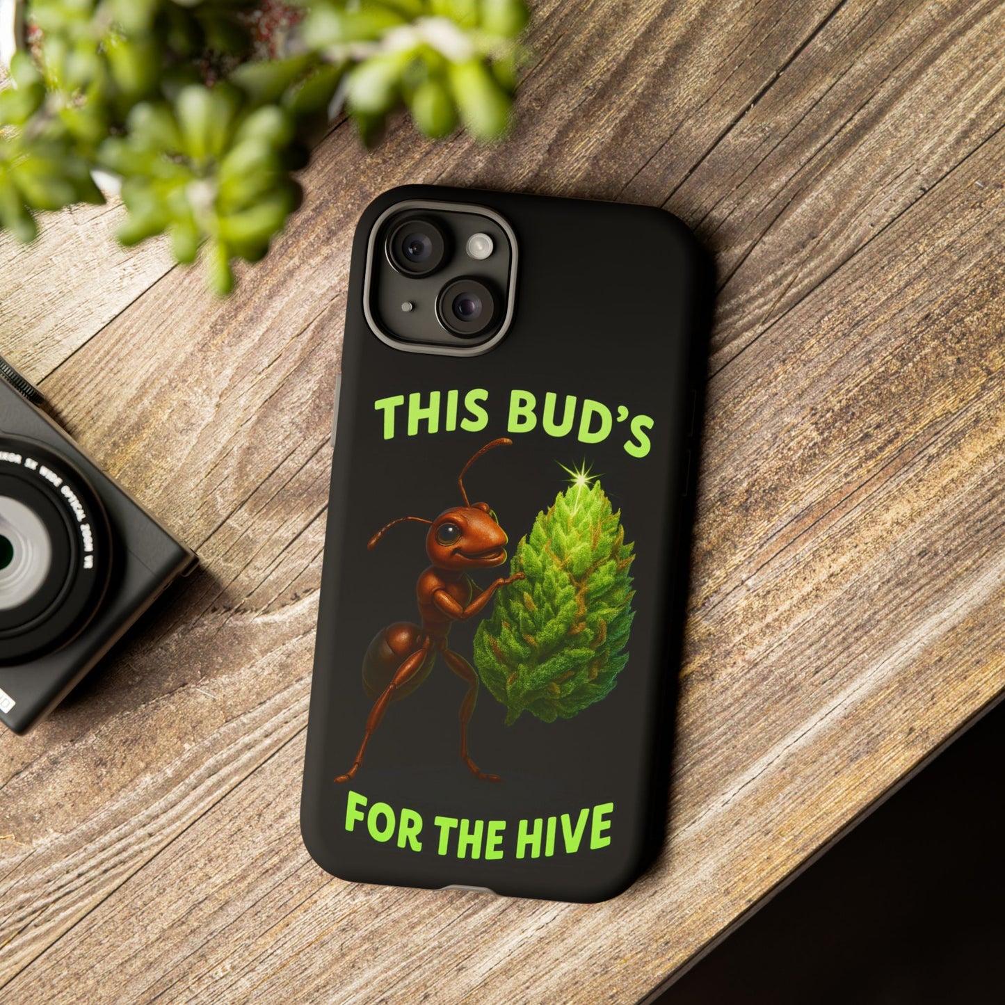 Phone Case — "This Bud's For The Hive" Ant & Hop Design
