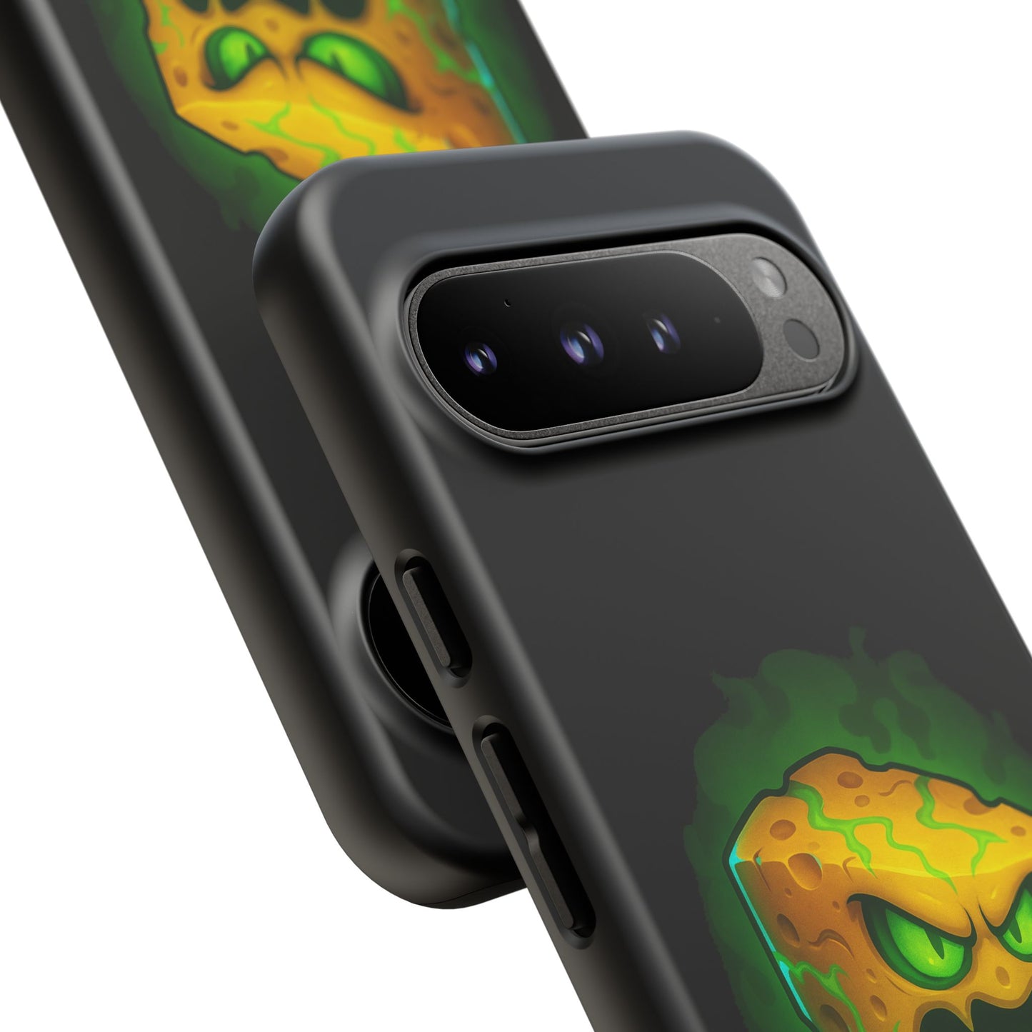 Phone Case — 'Smell That? It's Fear.' Spooky Cheese Monster Protective Case