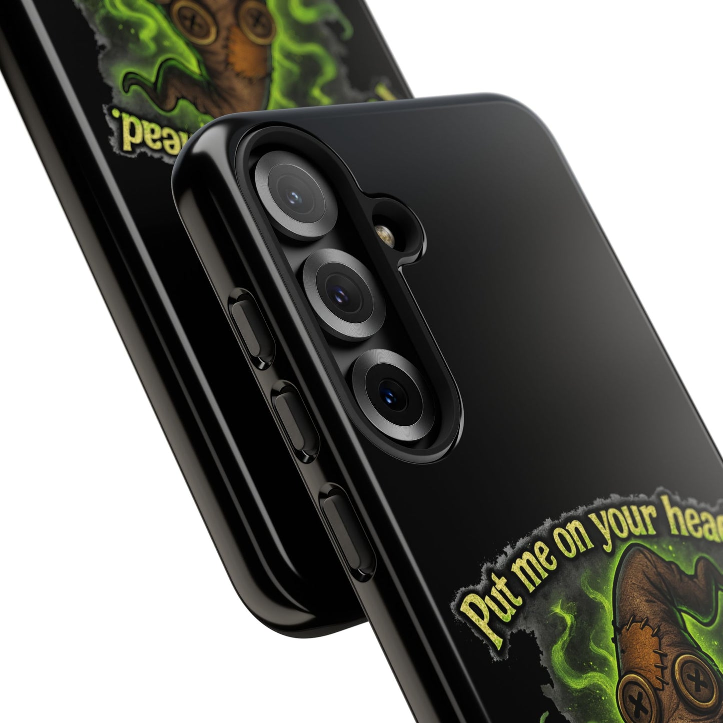 Phone Case — 'Put Me On Your Head, I Double Dare You' Witch Hat Horror Design