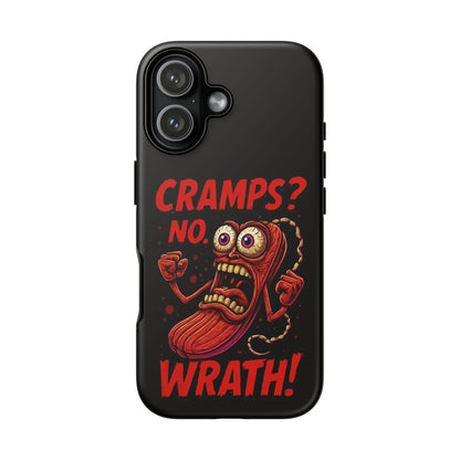 Phone Case — "Cramps? No, Wrath!" Retro Hot-Pepper Graphic
