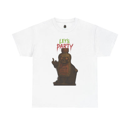 Let’s Party – Zombie Baby Oil Bottle Horror T-Shirt