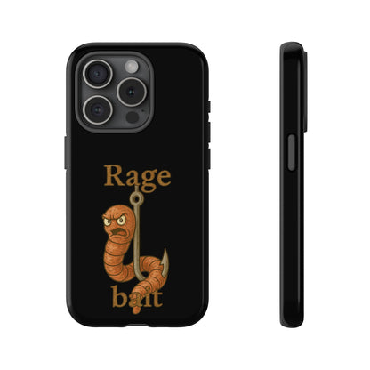 Phone Case — "Rage Bait" Angry Worm Fishing Design