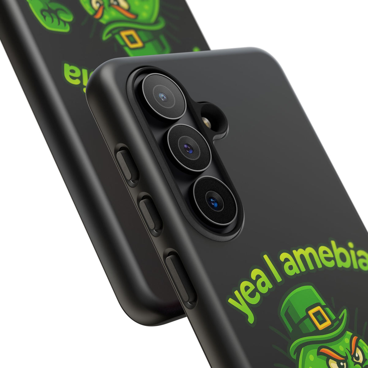 Phone Case – “Yea I Amebia, Amebia Your Face” St. Patrick’s Day Funny Amoeba Design