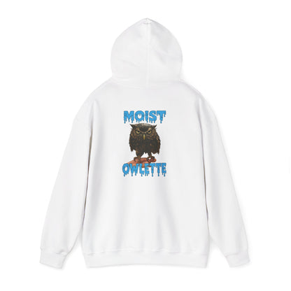 Owllette Graphic Hoodie — Retro Owl Illustration Pullover