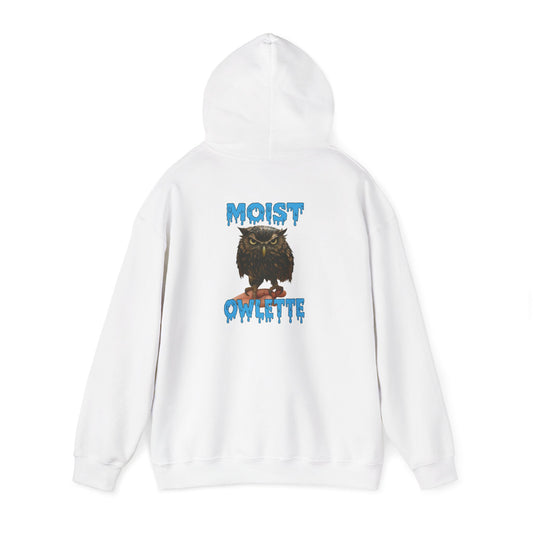 Owllette Graphic Hoodie — Retro Owl Illustration Pullover