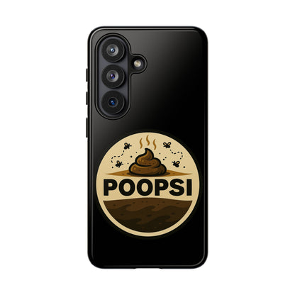 Phone Case — 'POOPSI' Funny Poop Logo Protective Cover
