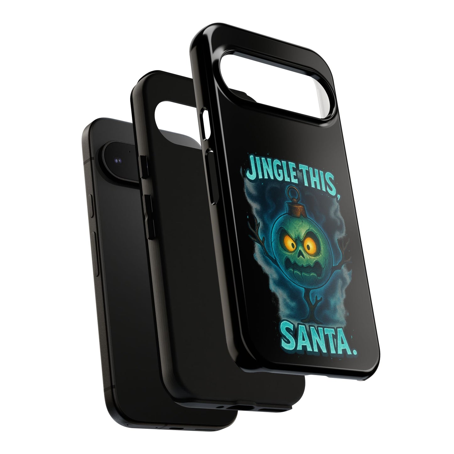 Phone Case - 'Jingle This, Santa' Spooky Holiday Protective Case
