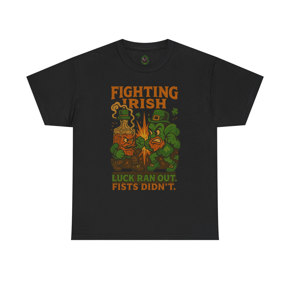 Fighting Irish leprechaun brawl T-Shirt | St. Patrick's Day boxing design