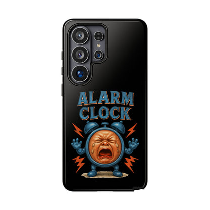 Phone Case — "Alarm Clock" Retro Screaming Clock Protective Cover