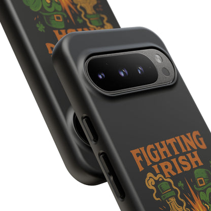 Phone Case — "Fighting Irish: Luck Ran Out, Fists Didn’t" St. Patrick’s Protective Cover