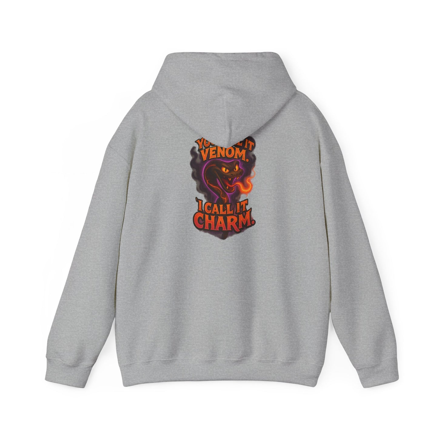 Venom I Call It Charm Hoodie — Spooky Snake Graphic Pullover
